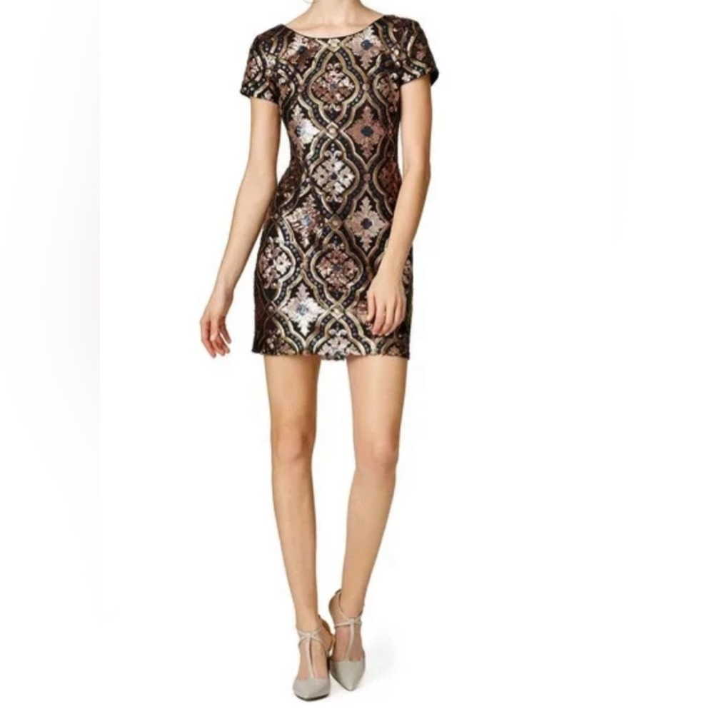 Slate & Willow - Copper Fleur Shift - size 6